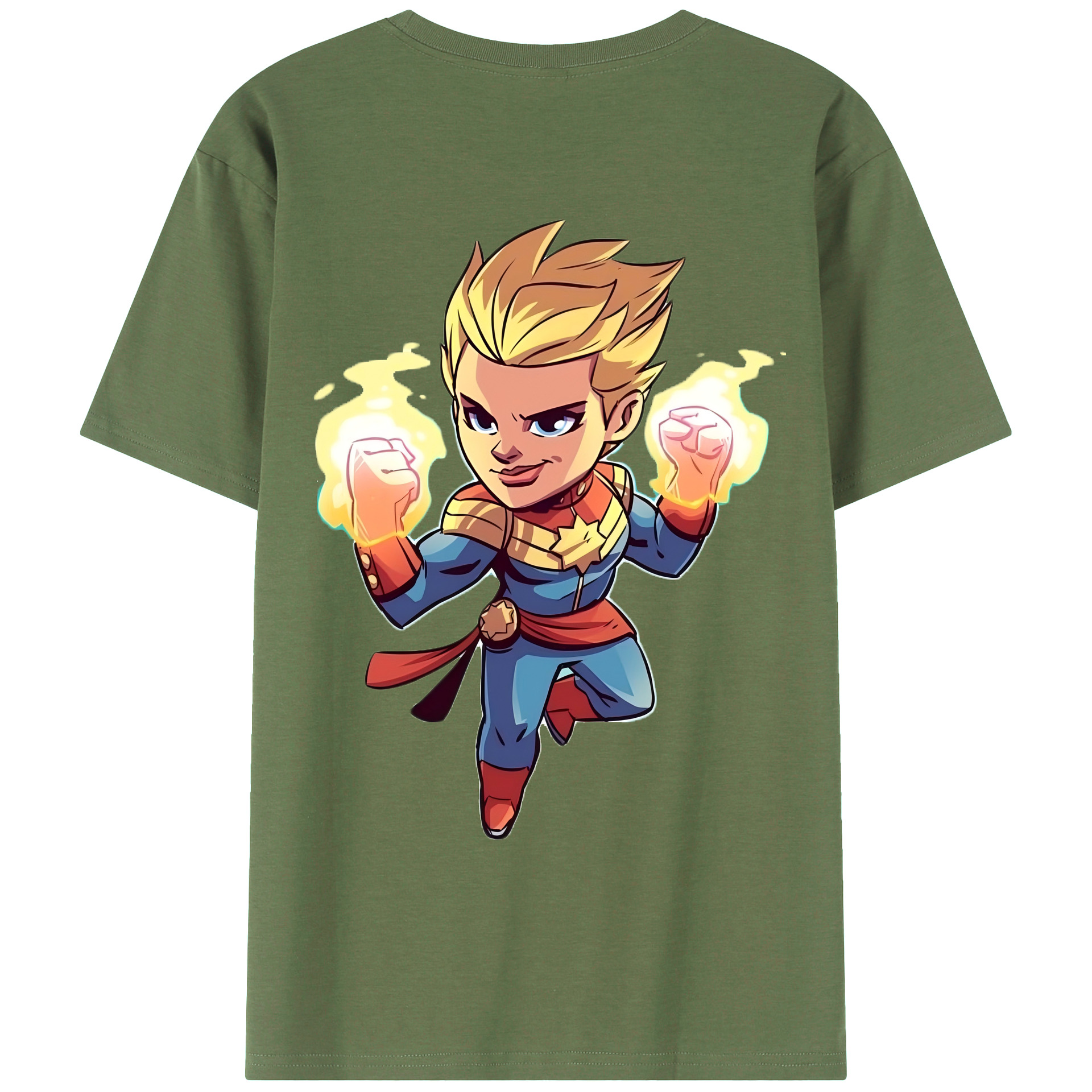 （画像用） アベンジャーズ The Avengers 綿100％ メンズ半袖Tシャツ（バックプリント） 通気性